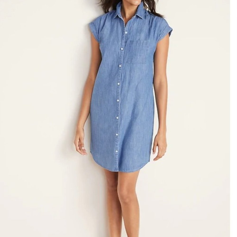 Old Navy Denim Shirtdress
